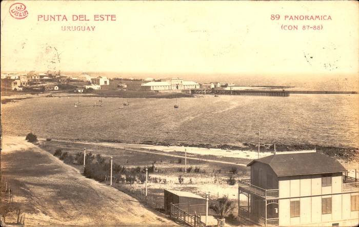 Vista panorámica de Punta del Este, año 1919. Foto: Biblioteca Nacional de Uruguay