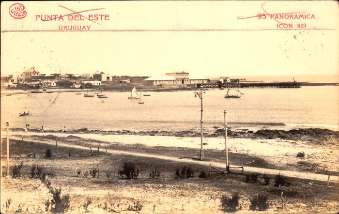Vista panorámica de Punta del Este, año 1919.