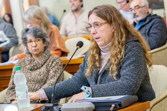 Lilián Intrieri, en la Junta Departamental de Paysandú (archivo, mayo de 2026) · Foto: Santiago Fleitas