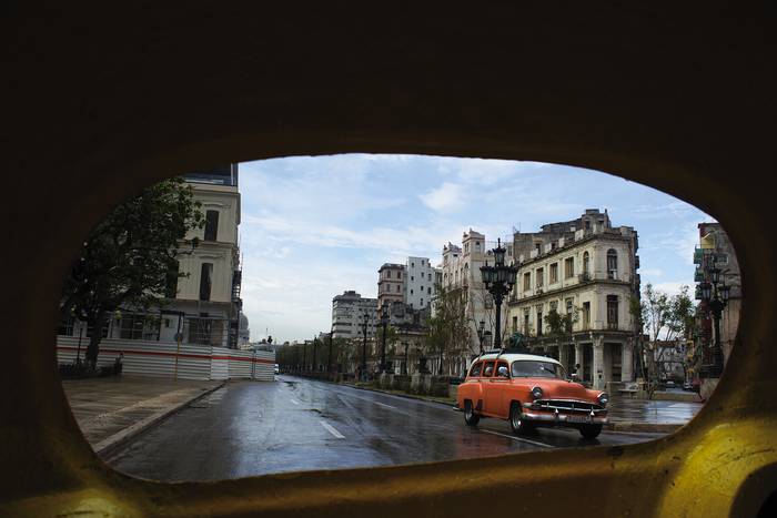 Centro de La Habana desde un cocomóvil · Foto: Meri Ann Parrado