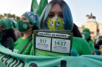 Movimiento Son Niñas, No Madres. Foto: Amnistía Internacional