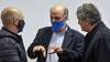 Marcelo Abdala, Pablo Mieres y Pablo Duran, el viernes, en el Ministerio de Trabajo y Seguridad Social donde sesionó el Consejo Superior Tripartito. · Foto: Federico Gutiérrez Marcelo Abdala, Pablo Mieres y Pablo Duran, el viernes, en el Ministerio de Trabajo y Seguridad Social donde sesionó el Consejo Superior Tripartito. · Foto: Federico Gutiérrez
