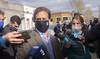 Luis Lacalle Pou, ayer, en Treinta y Tres. Luis Lacalle Pou, ayer, en Treinta y Tres.