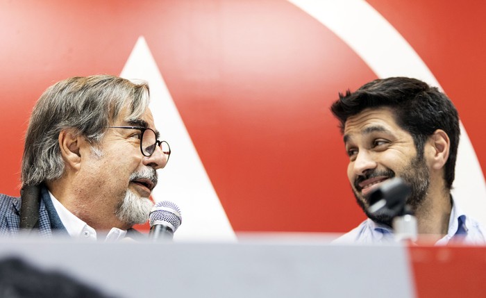 Gustavo Zubía y Andrés Ojeda (archivo, junio de 2024). · Foto: Camilo dos Santos