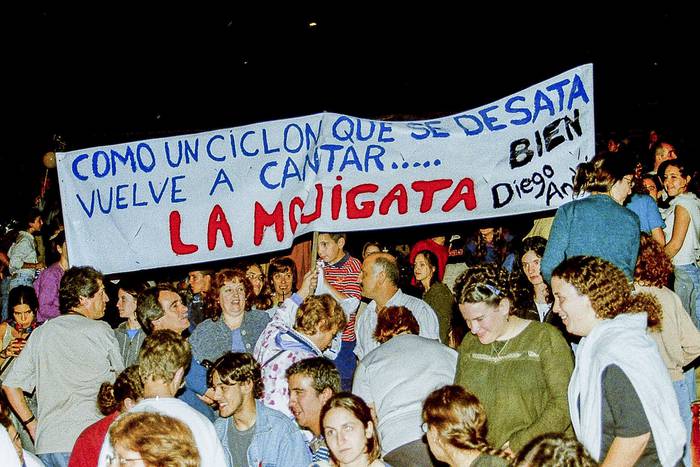 Encuentro de Murga Joven (archivo, año 2000). · Foto: Pablo Paz