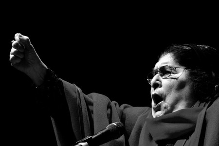 Mercedes Sosa durante una presentación en Heredia, a 40 kilómetros de San José, capital de Costa Rica. (archivo, marzo 2008) · Foto: Gabriela Téllez Mercedes Sosa durante una presentación en Heredia, a 40 kilómetros de San José, capital de Costa Rica. (archivo, marzo 2008) · Foto: Gabriela Téllez