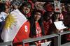 Aficionados en el estadio Nelson Mandela de Port Elizabeth, previo al partido Uruguay - Corea, el 26 de junio de 2010. · Foto: Sandro Pereyra Aficionados en el estadio Nelson Mandela de Port Elizabeth, previo al partido Uruguay - Corea, el 26 de junio de 2010. · Foto: Sandro Pereyra