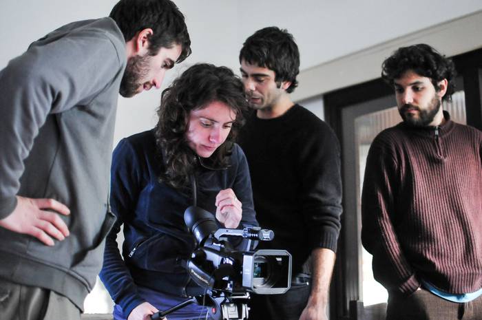 Filmación de cortometraje (archivo, julio de 2011). · Foto:  Santiago Mazzarovich