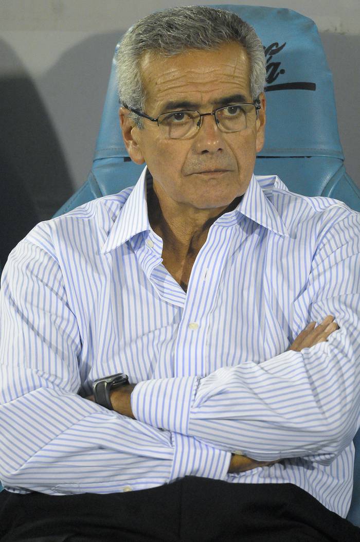 Gregorio Pérez, en el estadio Centenario. (archivo, enero de 2012) · Foto: Victoria Rodríguez