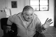 José Mujica durante una entrevista que concedió a la diaria (archivo, 2012).