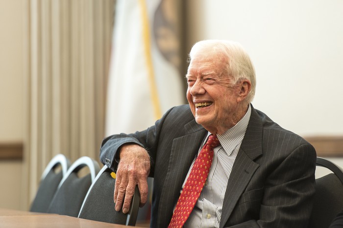 Jimmy Carter en febrero de 2013. · Foto: Ed Ritger, Wikimedia