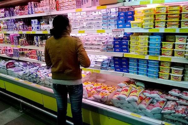 Supermercado de Montevideo (archivo, junio de 2014). · Foto: Javier Calvelo, adhocFOTOS