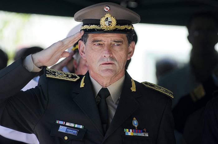 General Guido Manini Ríos. Foto: Santiago Mazzarovich (archivo, febrero 2015)