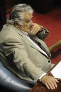 José Mujica, el 3 de marzo de 2015, día que asumió su banca en el senado. Foto: Sandro Pereyra.