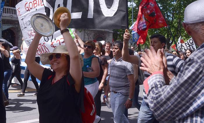 Marcha de funcionarios judiciales.  · Foto: Pablo Vignali / adhocFOTOS
