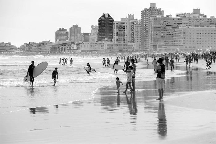 Punta del Este. Foto: Santiago Mazzarovich (archivo, enero de 2016)