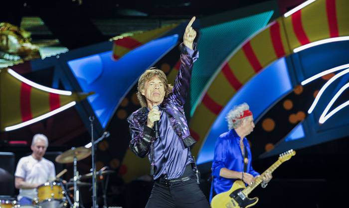 The Rolling Stones, el 16 de febrero de 2016, en el estadio Centenario.  · Foto: Federico Gutiérrez