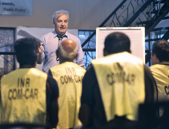 Juan Miguel Petit, durante una visita al complejo penitenciario Santiago Vazquez (ex Comcar), archivo, marzo de 2016 · Foto: Federico Gutiérrez