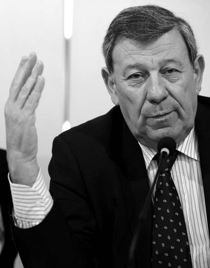 Rodolfo Nin Novoa. Foto: Santiago Mazzarovich (archivo, mayo de 2016)