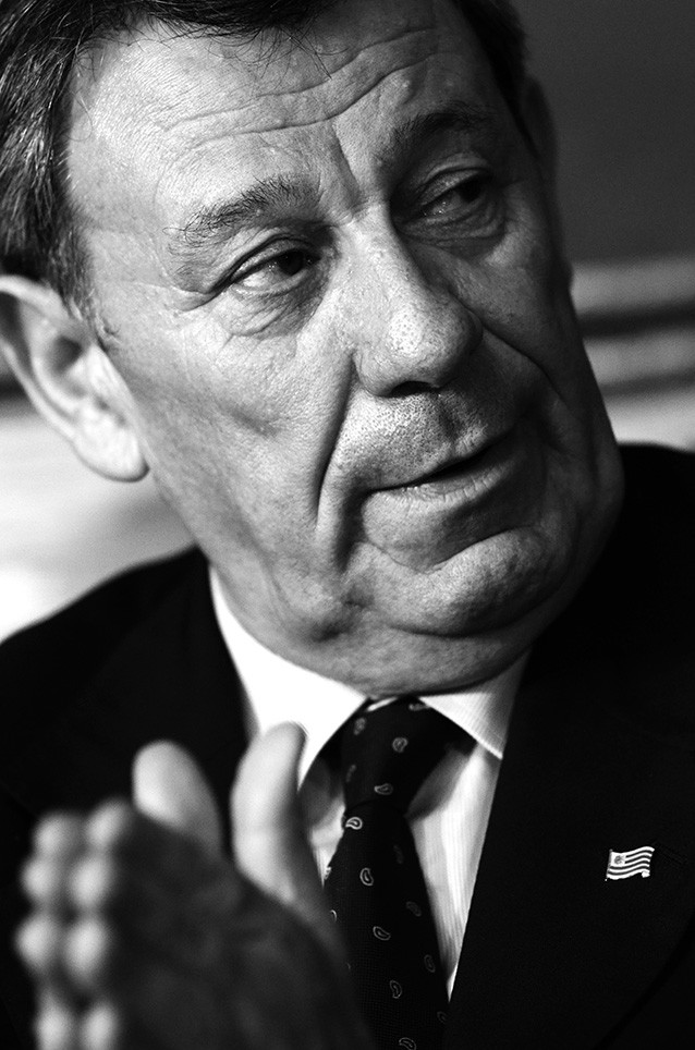 Rodolfo Nin Novoa en el Palacio Santos. / Foto: Pablo Vignali (archivo, julio de 2016)