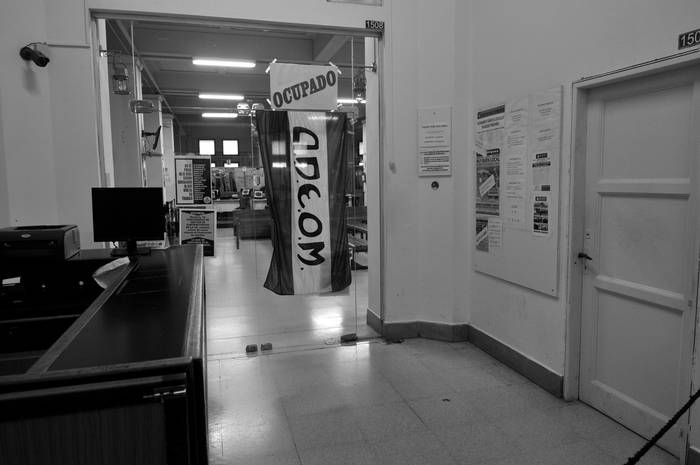Intendencia de Montevideo, sector área de Gestión de Contribuyentes, hoy. Foto: Federico Gutiérrez. 