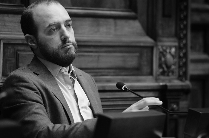 Fernando Amado durante una sesión en la cámara de representantes. Foto: Pablo Vignali (archivo, octubre de 2016)