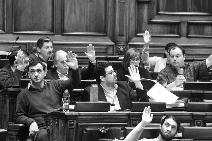Diputados del Frente Amplio. / Foto : Federico Gutierrez (archivo, noviembre de 2016).