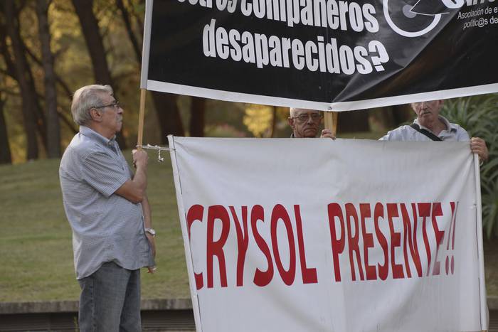 Acto por la declaración oficial del día del ex preso político, en el Memorial de los Desaparecidos (archivo, marzo de 2017). · Foto: Andrés Cuenca