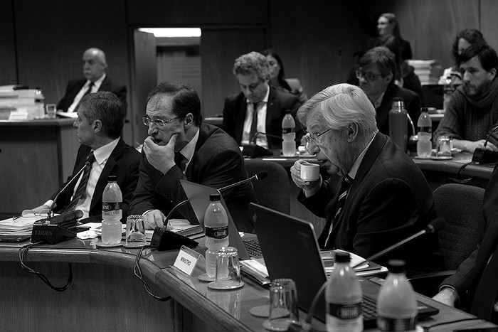 Danilo Astori, hoy, en la Comisión de Presupuesto y Hacienda de la Cámara de Diputados