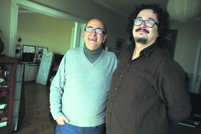 Mario Delgado Aparaín y Guillermo Casanova. Foto: Pablo Vignali