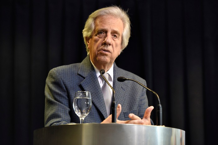 Tabaré Vázquez (archivo, 2017). · Foto: Nicolás Celaya, adhocfotos