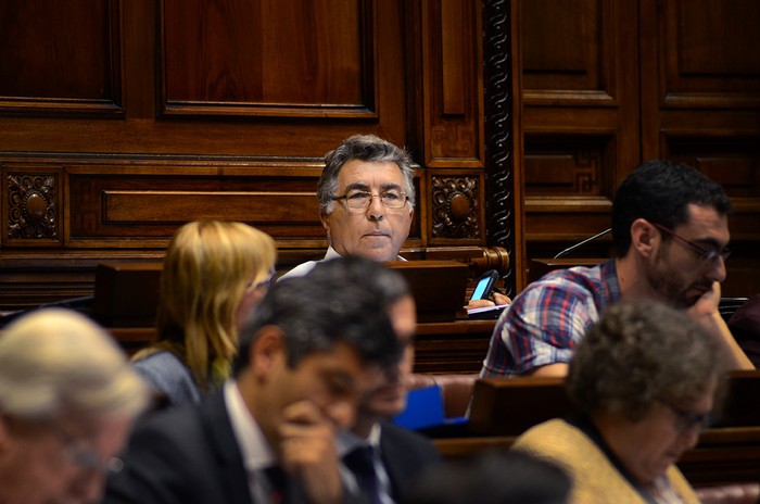 Darío Perez, ayer, en Cámara de Representantes. Foto: Pablo Vignali