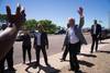 Tabaré Vázquez, al término del primer Consejo de Ministros abierto del año en Pueblo Centenario, Durazno. Tabaré Vázquez, al término del primer Consejo de Ministros abierto del año en Pueblo Centenario, Durazno.