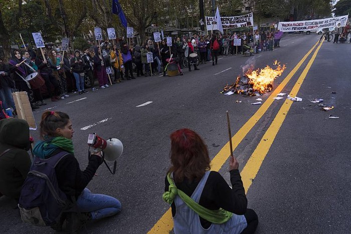 Marcha Ni Una Muerte Más, contra la violencia de género, el domingo 3 de junio, en la Plaza de los 33, archivo, junio de 2018  · Foto: Mariana Greif