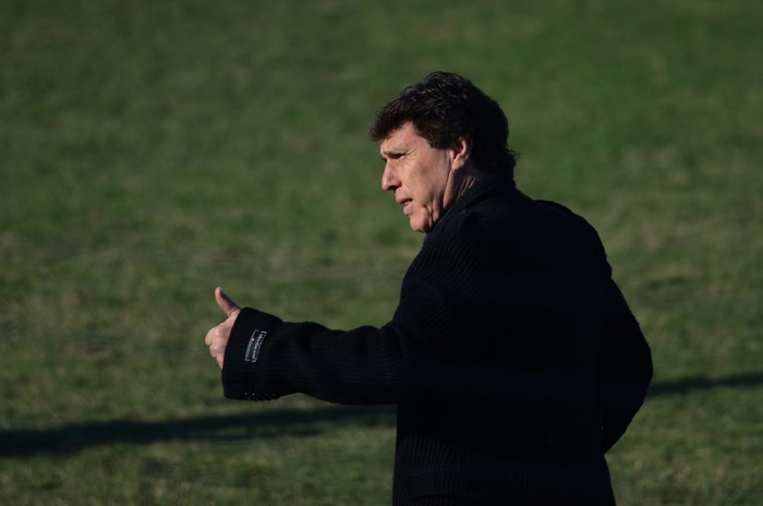 Juan Ramón Carrasco, en el Parque Capurro. Foto: Pablo Vignali.