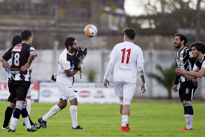 Central 0 Río Negro 0 por la 15ª Copa Nacional de Clubes en el estadio Casto Martínez Laguarda, en San José (archivo, julio de 2018). · Foto: Fernando Morán