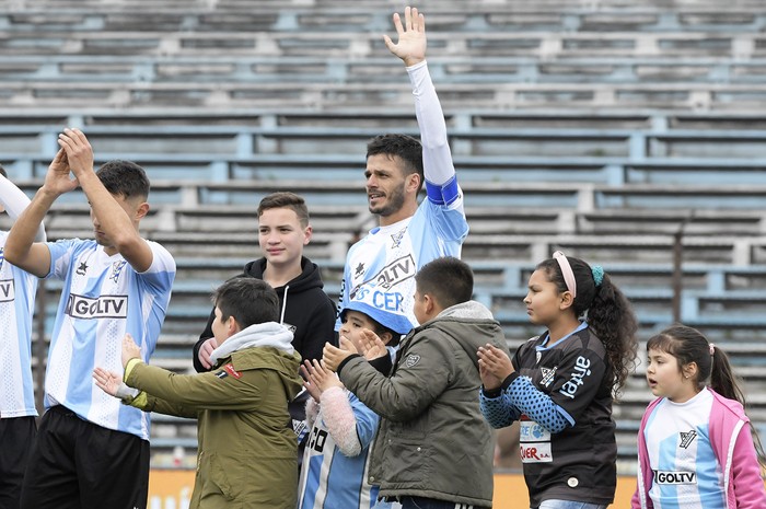 Richard Pellejero, en el estadio Luis Tróccoli. (archivo, agosto de 2018) · Foto: Sandro Pereyra