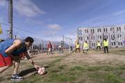 Fútbol en el Comcar con la entrenadora Stefania Maggiolini