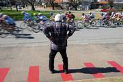 Sexta etapa del Campeonato de ciclismo de invierno de Montevideo, en el Parque Batlle