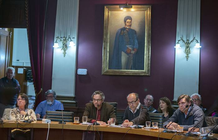 Consejo Directivo Central de la Universidad de la República (archivo, octubre de 2018). · Foto: Santiago Mazzarovich