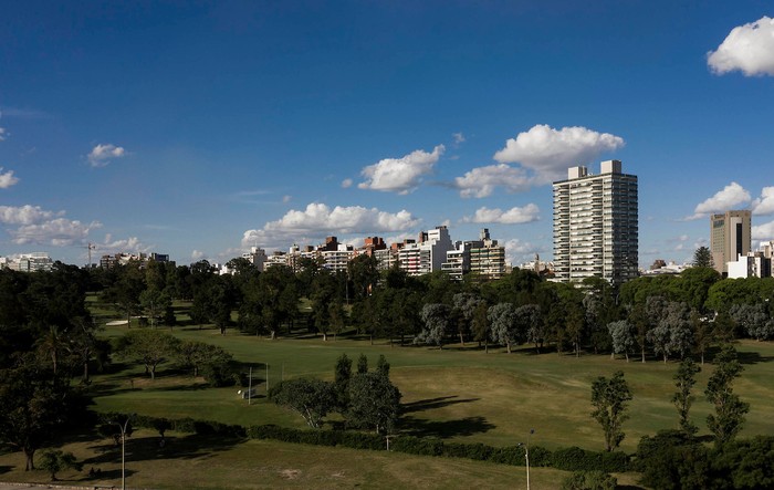 Vista aérea de Montevideo. · Foto: Pablo La Rosa, ADHOC