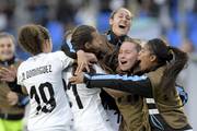 Las jugadoras uruguayas festejan el gol ante Nueva Zelanda en la segunda fecha del Mundial de Fútbol Femenino Sub-17.