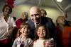 Julio María Sanguinetti durante el acto de Batllistas, en Casa de Galicia. Julio María Sanguinetti durante el acto de Batllistas, en Casa de Galicia.