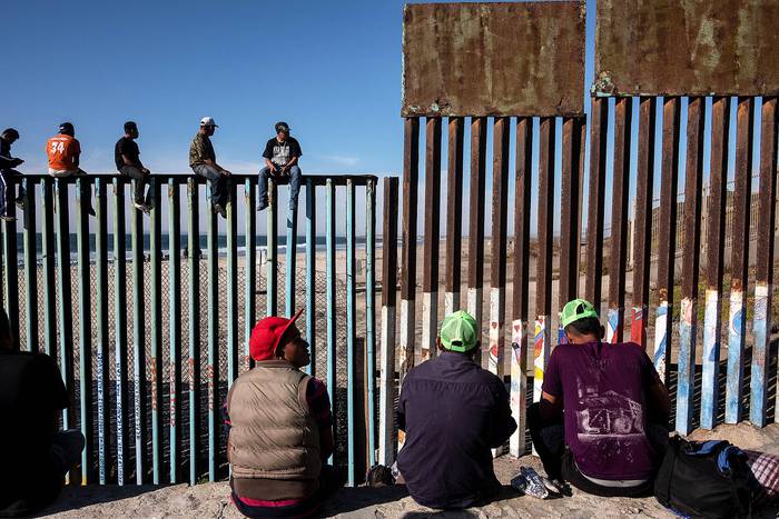 Frontera con Estados Unidos en Playas de Tijuana, México. (archivo, noviembre de 2018) · Foto: Guillermo Arias
