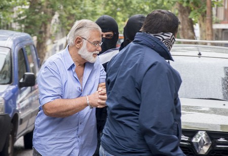 Miguel Sofía al momento de llegar al juzgado penal, hoy. · Foto: Alessandro Maradei Miguel Sofía al momento de llegar al juzgado penal, hoy. · Foto: Alessandro Maradei