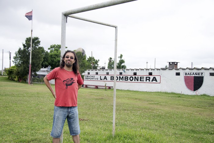Fernando Henry, en el estadio La Bombonera.  · Foto: Alessandro Maradei