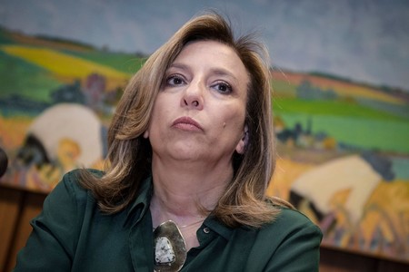 Mónica Bottero durante el acto de integración al Partido Independiente en el Anexo Palacio Legislativo (archivo, febrero de 2019). · Foto: Javier Calvelo, adhocFOTOS Mónica Bottero durante el acto de integración al Partido Independiente en el Anexo Palacio Legislativo (archivo, febrero de 2019). · Foto: Javier Calvelo, adhocFOTOS