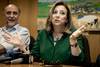 Mónica Bottero, junto a Pablo Mieres, durante el acto de integración al Partido Independiente en febrero de 2019. · Foto: Javier Calvelo, adhocFOTOS Mónica Bottero, junto a Pablo Mieres, durante el acto de integración al Partido Independiente en febrero de 2019. · Foto: Javier Calvelo, adhocFOTOS