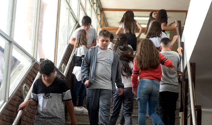Liceo 50, primer día de clases (archivo, marzo de 2019) · Foto: Federico Gutiérrez