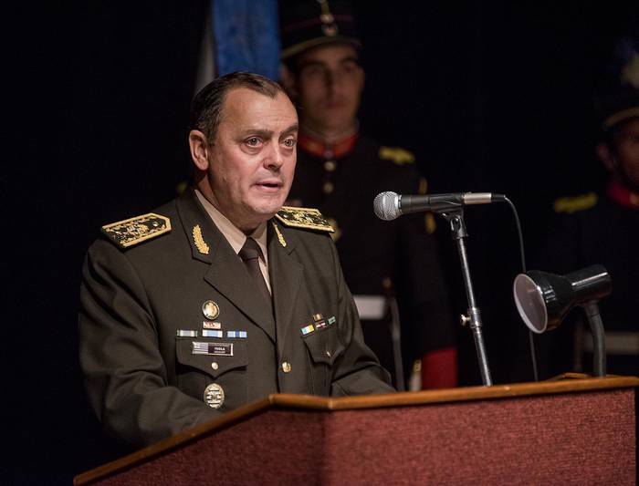 Claudio Feola asume como comandante en Jefe del Ejército. · Foto: Ricardo Antúnez
